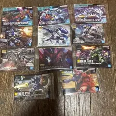 ガンダム ガンプラ パッケージアート 3 カードまとめ売り 鉄血のオルフェンズ他