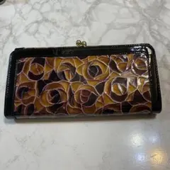 ANNA SUI 長財布 バタフライ ローズ柄　傷ベタっきりあり　お安く出品のサムネイル