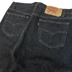 90s Levis 501 BLACK DENIM 先染めUSA製 W34 極上