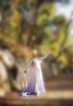 アナと雪の女王2 精霊エルサ　Dハロ仮装　コスチューム＆ウィッグ　サイズXL