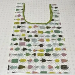 ハンドメイド　手ぬぐい　エコバッグ　ツリー　木　森林　北欧