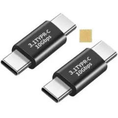 【人気商品】3.2 Gen2 10Gbps高速データ転 アダプター オス オス