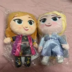 アナと雪の女王　アナ・エルサぬいぐるみセット