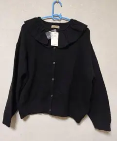 新品未使用 SamansaMos2 フリル衿ニット