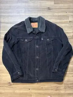 Levi's ボア襟付きコーデュロイジャケット XXL ブラック