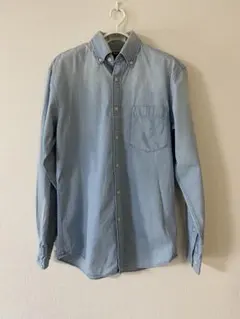 【ユニクロ】ライトブルー デニムシャツ　S レディース