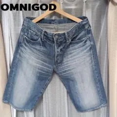 【ドミンゴ】オムニゴッド OMNIGOD / デニムハーフパンツ
