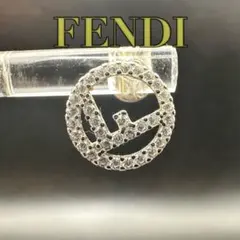 極美品✨　FENDI　フェンディ　ピアス　エフイズ　シルバー　ロゴ　1746のサムネイル