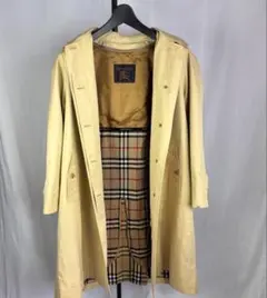 g18【金タグ】【Burberry】バーバリー ステンカラーコート M