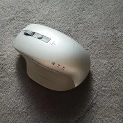 シルバー ワイヤレスマウス エルゴノミックデザイン