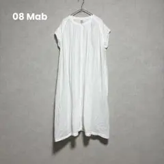 【美品】08 Mab 08マブ コットン100% タック　ギャザー　ワンピース