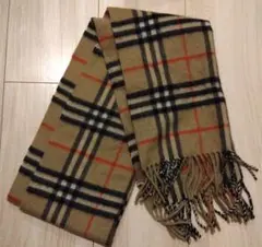 バーバリー Burberry カシミヤ チェックマフラー