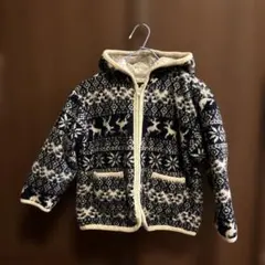 moujonjon キッズ フード付きジャケット 130cm【即購入OK】