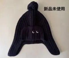 ユニクロ　ANYA HINDMARCH ネイビー ニット帽