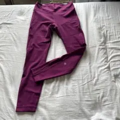 lululemon レギンス ジップポケット付 ボルドー サイズ4 - メルカリ