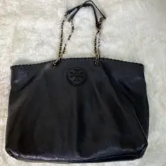 美品 トリーバーチ ショルダーバッグ トートバッグ 肩掛け A4可能 ブラック