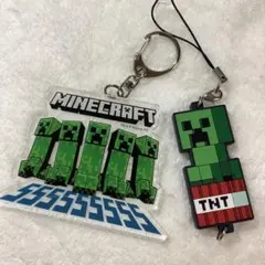 MINECRAFT アクリルキーホルダー ラバーキーホルダー セット