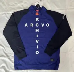 【ARCHIVO】ネイビー スウェット(トレーナー) モックネック