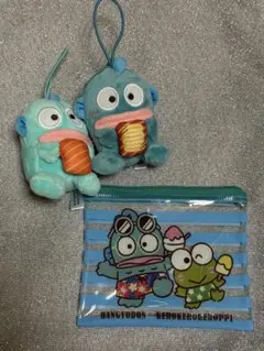 ハンギョドン ぬいぐるみ2体とポーチセット