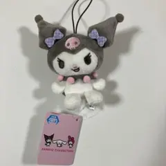 クロミちゃん　サンリオキャラクター　くすみギンガムマスコット2