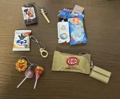 미니어처 과자 키 체인 묶음 판매