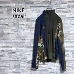 NIKE × sacai ドッキングハーフジップL/S T KAK•NVY/Mのサムネイル