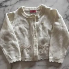 Kate Spade アイボリー カーディガン 80-90cm