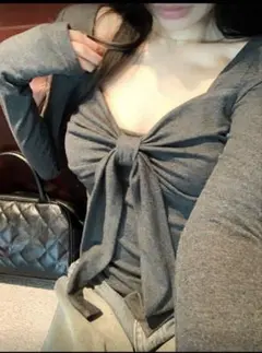 SHEIN リボン トップス