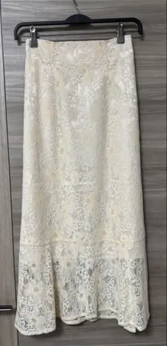 ハイウエストレースマーメイドスカート[pm025]