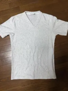 HIGH STREET パイル地 Vネック Tシャツ