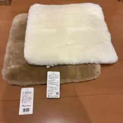 新品】ムートンシートクッション 5枚セット ダークグレー - メルカリ