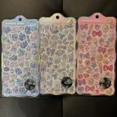 【正規品】ボンボンドロップシール　ちゅるきら　3枚セット