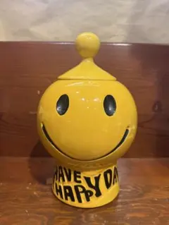 アメリカンビンテージ　スマイリーフェイス貯金箱　1970代 アメリカンビンテージ スマイリーフェイス貯金箱 1970代 - メルカリ