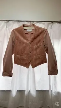 【お値下げしました】ビームスボーイ　サーモンピンクジャケット(フリーサイズ)