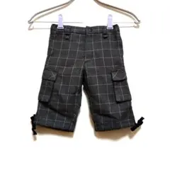 COMME CA ISM グレーのチェック柄　長ズボン サイズ90