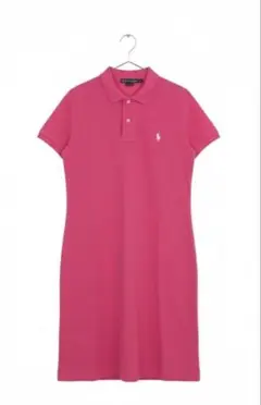 RALPH LAUREN SPORT ポロワンピース ピンク Lサイズ