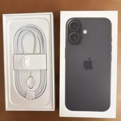 ジンベイザメ様専用　iPhone 16 空箱　USB-Cケーブル付き　ブラック