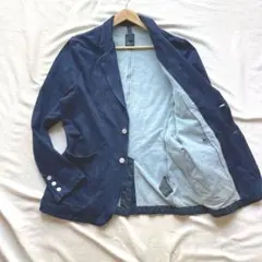 G-STAR RAW ストレッチ　デニム　アンコン　ジャケット　濃紺　サイズ56のサムネイル