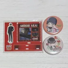 名探偵コナン コナンランド 赤井秀一 ロッカーくじ アクスタ 缶バッジ