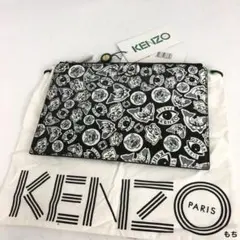 KENZO ケンゾー モノクロ 総柄 クラッチバッグ レディース ブランドのサムネイル