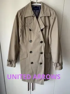 美品　UNITED ARROWS ベージュ トレンチコート Mサイズ