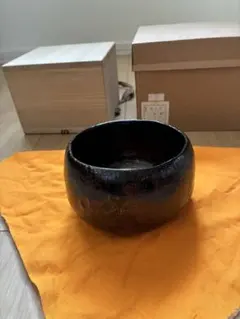 未使用 塗師 佐川泰正 筋挽大椀 黒 お椀 - メルカリ