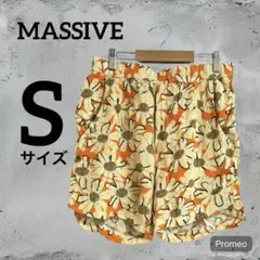 MASSIVE 花柄ショートパンツ S