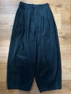 【美品】nod サーカスパンツ　コーデュロイ　グリーン　Mサイズ