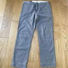 ラルフローレンチノパン　スリムフィットグレー