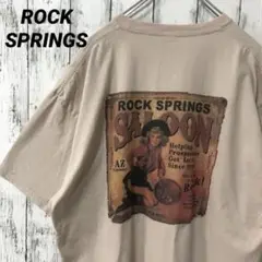 C2375 アメリカ古着 ヴィンテージ ROCK Tシャツ ロックガール