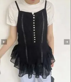 slobe iena tgor キャミソール　ブラックのサムネイル