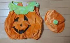 かぼちゃの着ぐるみと帽子セット