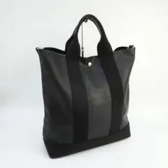 ブレス トプカピ スコッチグレインネオレザー 縦型トートバッグ 黒@JH82