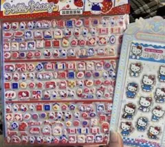 ビッグぷくぷくシール　アクリルシール　キティセット